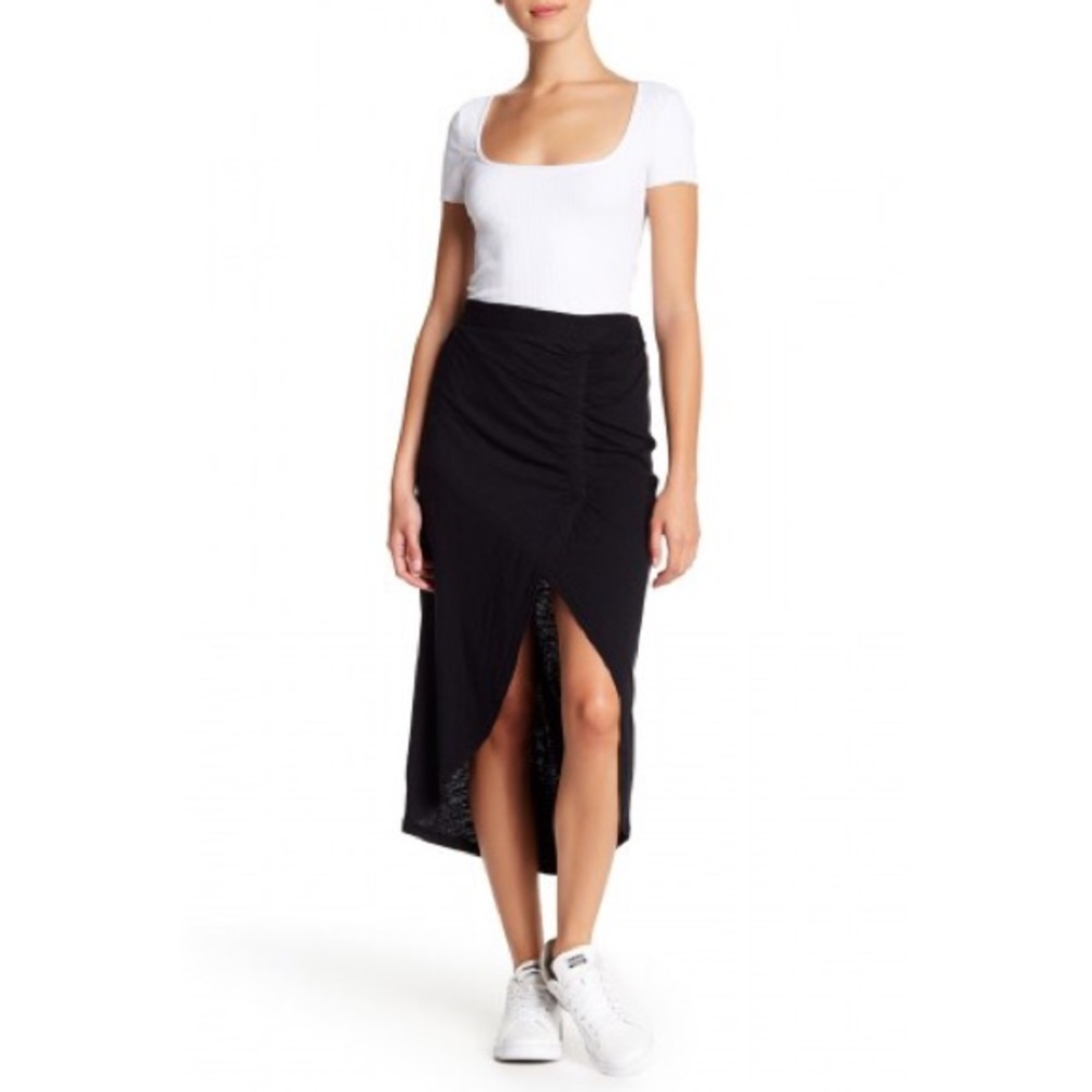 Susina Ruched Maxi Skirt size L